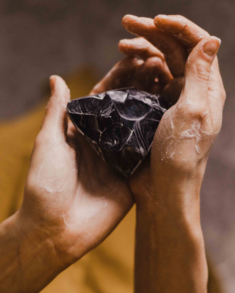 URÐ - soaps are handmade. Made with natural oils which leave the skin feeling soft and nourished.
